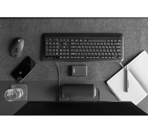 Клавіатура 2Е KS130 USB Black (2E-KS130UB)
