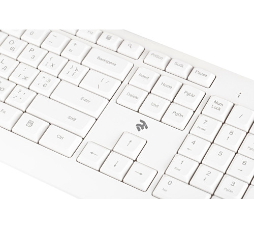 Клавіатура 2Е KS220 White (2E-KS220WW)