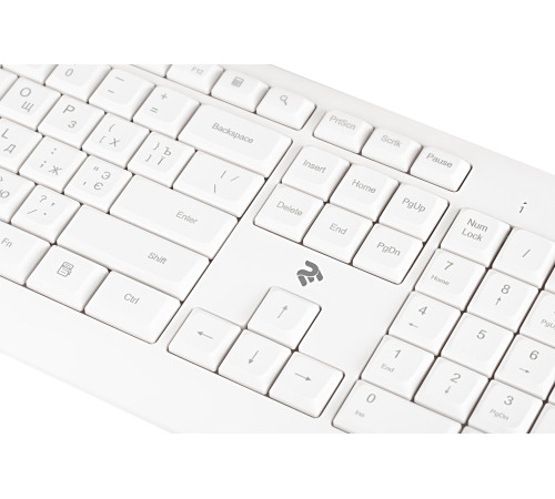 Клавіатура 2Е KS220 White (2E-KS220WW)
