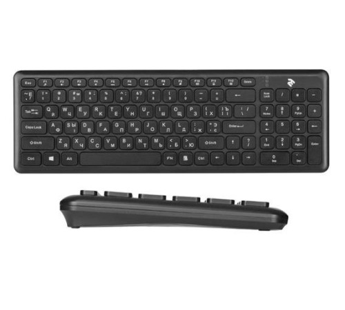 Клавиатура 2E KS230 Slim WL Black (2E-KS230WB)