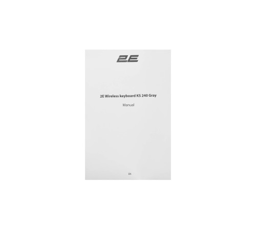 Клавіатура 2E KS240 WL Gray (2E-KS240WG)