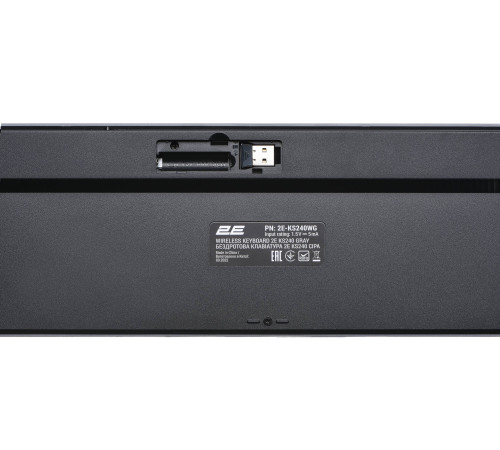 Клавіатура 2E KS240 WL Gray (2E-KS240WG)