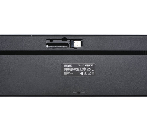 Клавіатура 2E KS240 WL Gray (2E-KS240WG)