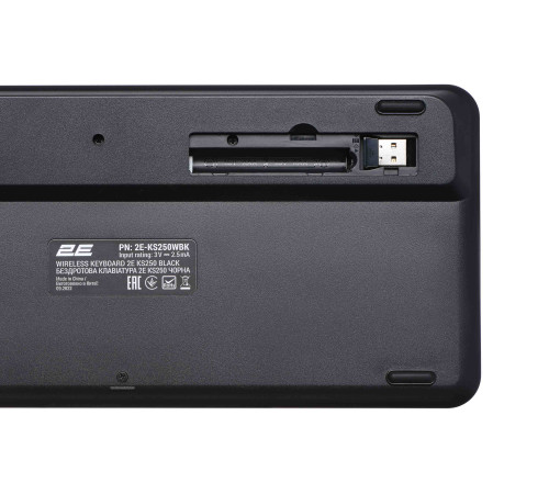Клавіатура 2E KS250 WL Black (2E-KS250WBK)