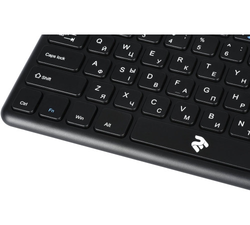 Клавіатура 2E 2E KT100 WL Black (2E-KT100WB)