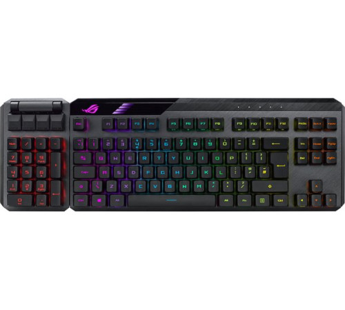 Ігрова клавіатура ASUS ROG CLAYMORE II RD RGB USB/WL Black (90MP01W0-BKUA01)