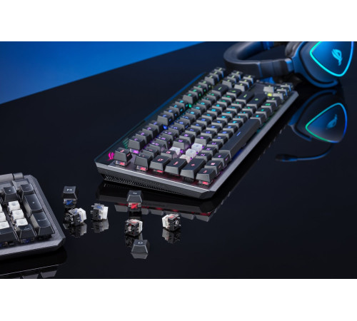 Ігрова клавіатура ASUS ROG CLAYMORE II RD RGB USB/WL Black (90MP01W0-BKUA01)