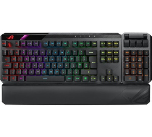 Ігрова клавіатура ASUS ROG CLAYMORE II RD RGB USB/WL Black (90MP01W0-BKUA01)
