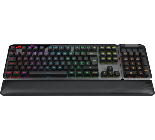 Ігрова клавіатура ASUS ROG CLAYMORE II RD RGB USB/WL Black (90MP01W0-BKUA01)
