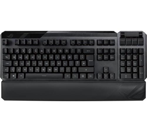 Ігрова клавіатура ASUS ROG CLAYMORE II RD RGB USB/WL Black (90MP01W0-BKUA01)