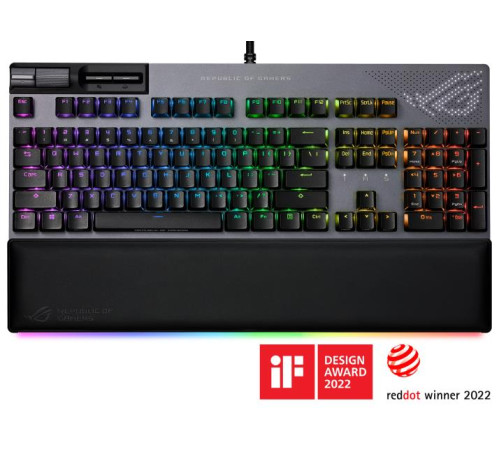 Ігрова клавіатура ASUS ROG Strix Flare II Animate NX Red Ru (90MP02E6-BKRA00)