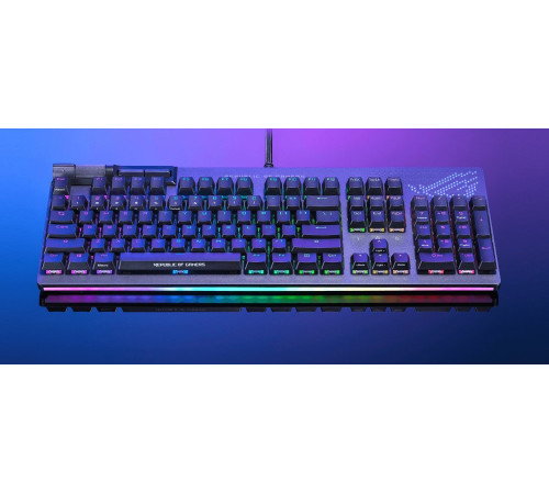 Ігрова клавіатура ASUS ROG Strix Flare II Animate NX Red Ru (90MP02E6-BKRA00)