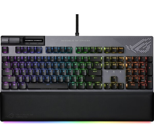 Ігрова клавіатура ASUS ROG Strix Flare II Animate NX Red Ru (90MP02E6-BKRA00)