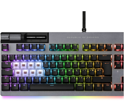 Ігрова клавіатура ASUS ROG Strix Flare II Animate NX Red Ru (90MP02E6-BKRA00)