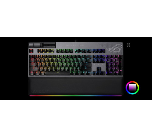 Ігрова клавіатура ASUS ROG Strix Flare II Animate NX Red Ru (90MP02E6-BKRA00)