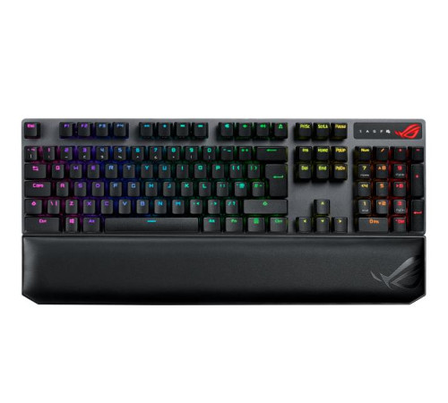 Ігрова клавіатура ASUS ROG Strix Scope NX Red Wireless Deluxe (90MP02I6-BKRA00)