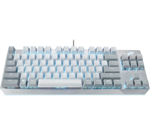 Ігрова клавіатура ASUS ROG Strix Scope NX TKL Moonlight USB EN White (90MP02B6-BKUA00)
