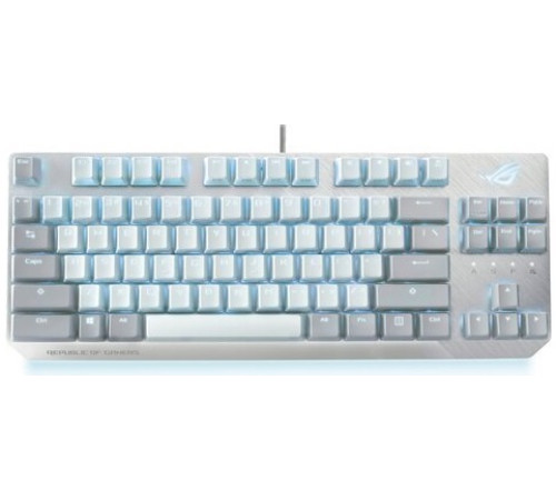 Ігрова клавіатура ASUS ROG Strix Scope NX TKL Moonlight USB EN White (90MP02B6-BKUA00)
