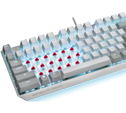 Ігрова клавіатура ASUS ROG Strix Scope NX TKL Moonlight USB EN White (90MP02B6-BKUA00)