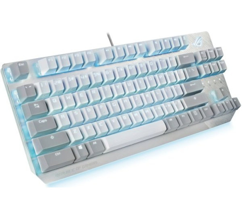 Ігрова клавіатура ASUS ROG Strix Scope NX TKL Moonlight USB EN White (90MP02B6-BKUA00)