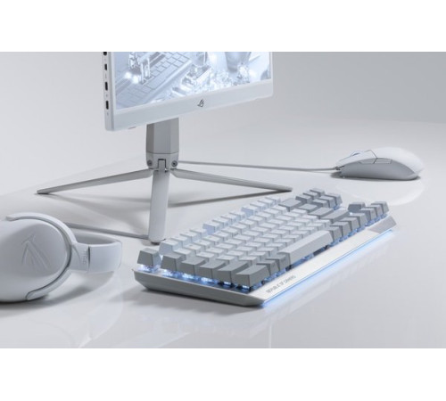 Ігрова клавіатура ASUS ROG Strix Scope NX TKL Moonlight USB EN White (90MP02B6-BKUA00)