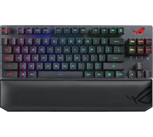 Ігрова клавіатура ASUS ROG Strix Scope RX Red TKL Wireless Deluxe (90MP02J0-BKRA00)