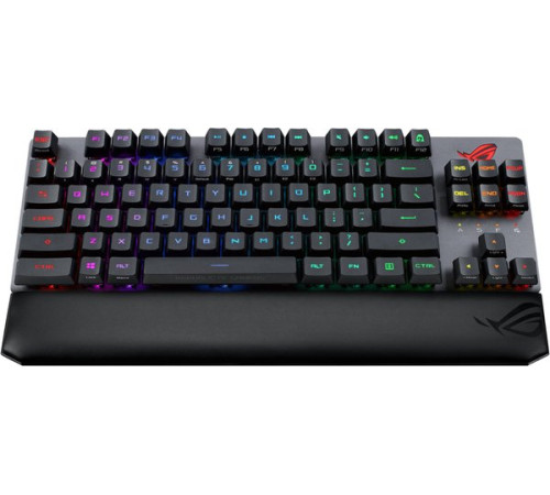 Ігрова клавіатура ASUS ROG Strix Scope RX Red TKL Wireless Deluxe (90MP02J0-BKRA00)