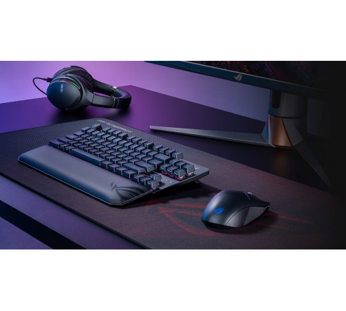 Ігрова клавіатура ASUS ROG Strix Scope RX Red TKL Wireless Deluxe (90MP02J0-BKRA00)