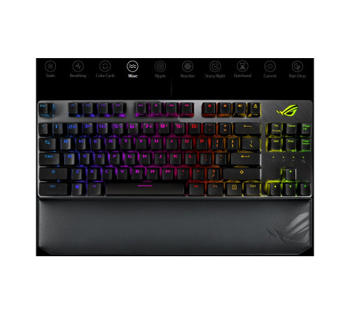 Ігрова клавіатура ASUS ROG Strix Scope NX Red TKL Deluxe (90MP00N6-BKRA00)