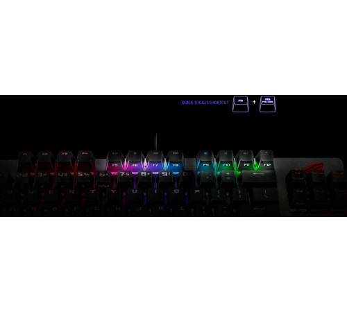 Ігрова клавіатура ASUS ROG Strix Scope NX Red TKL Deluxe (90MP00N6-BKRA00)