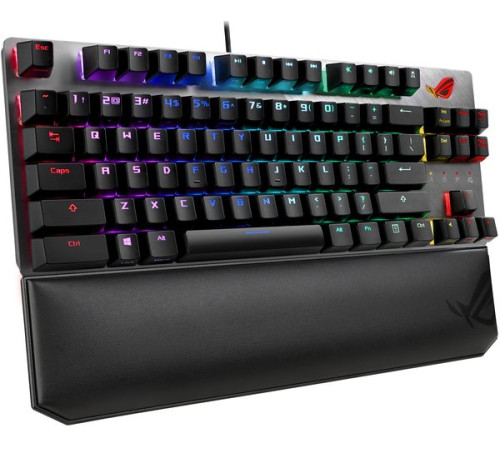 Ігрова клавіатура ASUS ROG Strix Scope NX Red TKL Deluxe (90MP00N6-BKRA00)