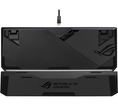 Ігрова клавіатура ASUS ROG Strix Scope NX Red TKL Deluxe (90MP00N6-BKRA00)