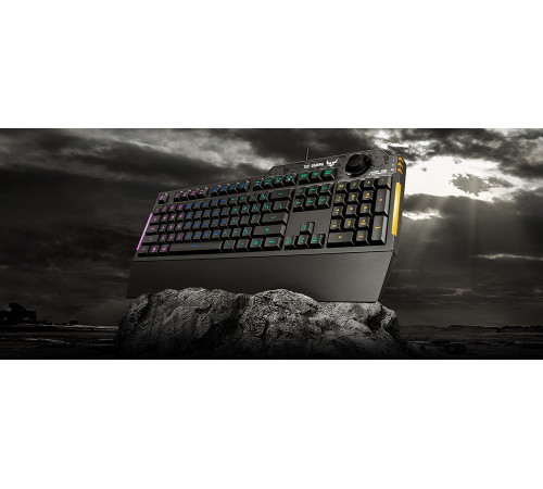 Ігрова клавіатура ASUS TUF Gaming K1 Black Ru (90MP01X0-BKRA00)