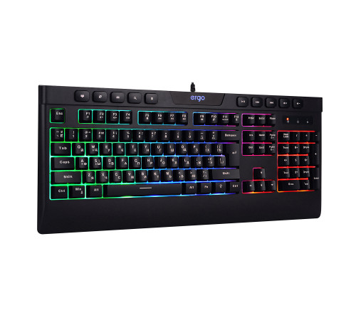 Клавиатура ERGO KB-510 Keyboard ENG/RUS/UKR Чорний