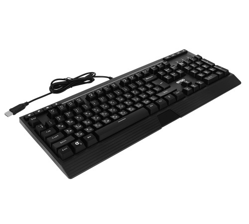 Клавиатура ERGO KB-612 Keyboard ENG/RUS/UKR Чорний