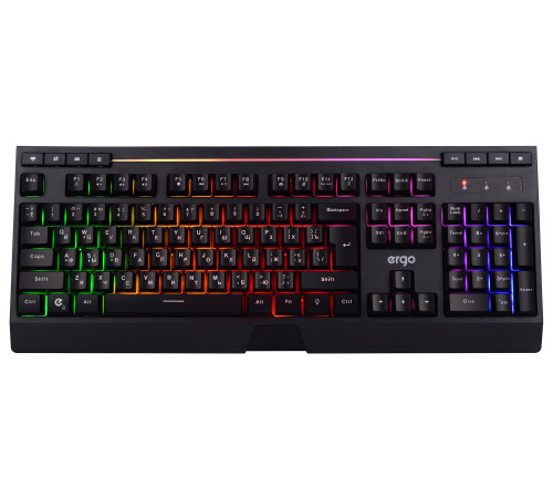 Клавиатура ERGO KB-612 Keyboard ENG/RUS/UKR Чорний