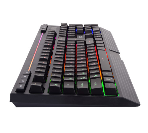 Клавиатура ERGO KB-612 Keyboard ENG/RUS/UKR Чорний