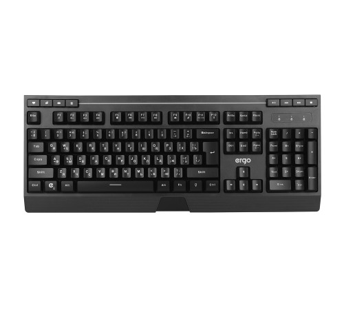 Клавиатура ERGO KB-612 Keyboard ENG/RUS/UKR Чорний