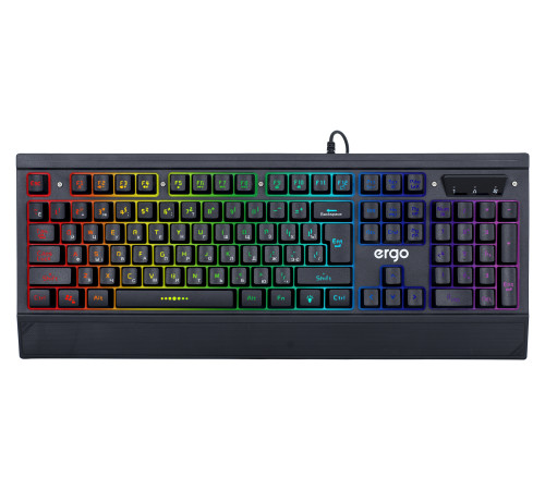 Клавиатура ERGO KB-640 ENG/RUS/UKR Чорний