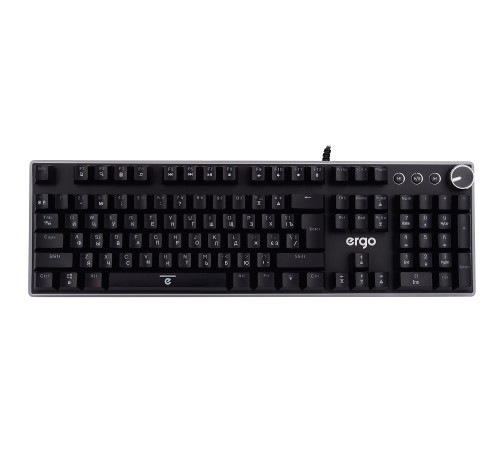 Клавиатура ERGO KB-955, RGB, Blue Switch, чорний