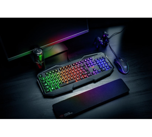 Игровая клавиатура Trust GXT 830-RW Avonn LED BLACK (22511_TRUST)