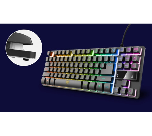 Игровая клавиатура Trust GXT 833 Thado TKL USB Black (23724_TRUST)