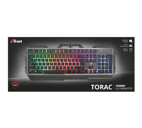 Игровая клавиатура Trust GXT 856 Torac Illuminated Black (23577_TRUST)