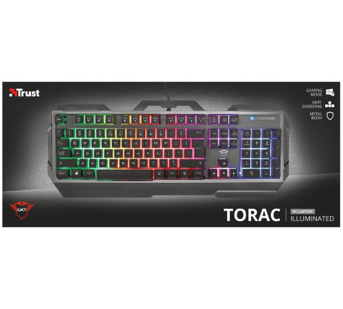 Игровая клавиатура Trust GXT 856 Torac Illuminated Black (23577_TRUST)