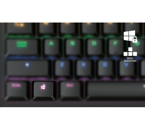 Игровая клавиатура Trust GXT 863 Mazz Mechanical Keyboard (24200_TRUST)