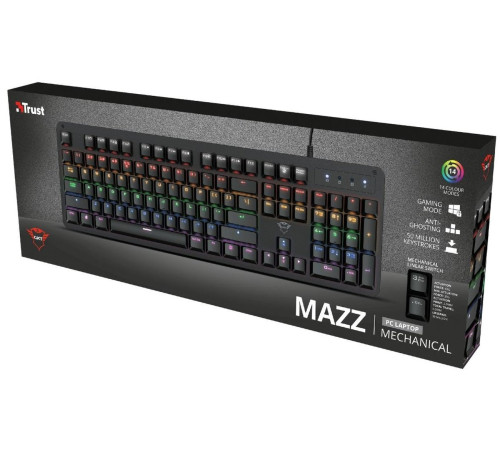 Игровая клавиатура Trust GXT 863 Mazz Mechanical Keyboard (24200_TRUST)