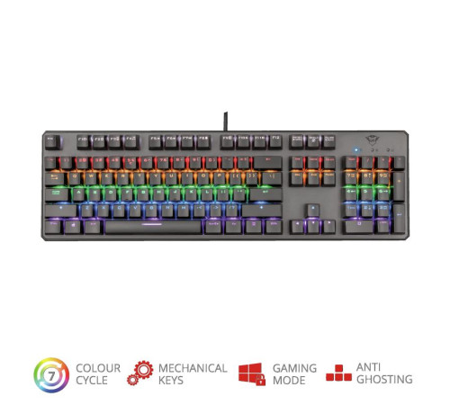 Игровая клавиатура Trust GXT 865 Asta Mechanical USB Black (22630_TRUST)