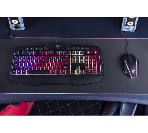 Игровая клавиатура Trust GXT881 ODYSS SEMI-MECH USB Black (24303_TRUST)
