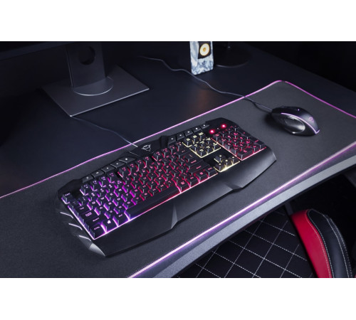 Игровая клавиатура Trust GXT881 ODYSS SEMI-MECH USB Black (24303_TRUST)