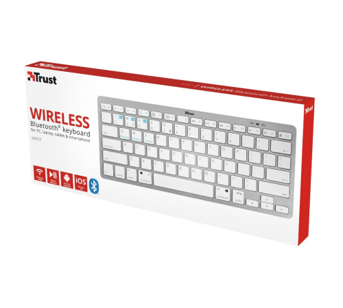 Клавіатура Trust Nado BT White (23746_TRUST)